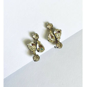 VTGCoro Silver Screw On Earrings